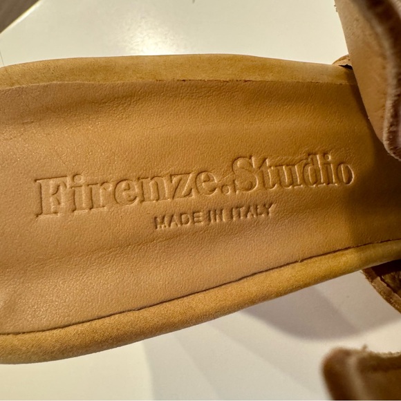 Italian leather buttery soft Firenze.Studio Tango Suede slingback mule size 10 - Picture 7 of 12